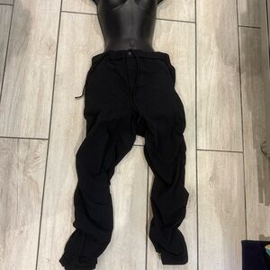 Super cute ruched side zipper jogger pants very good condition